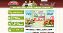 Desktop Screenshot of larosas.com